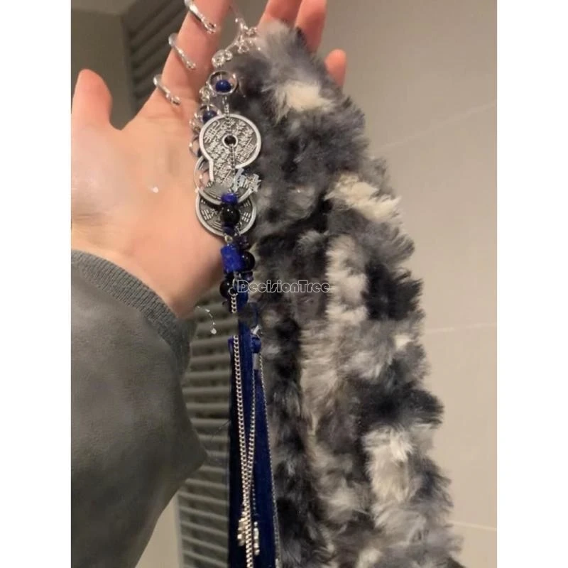 2025 neue chinesische verbesserte Retro-Mode-Stil Kupfer Münze Element lange Quaste Ohr Anhänger Frauen Männer Hanfu Zubehör Ohrringe