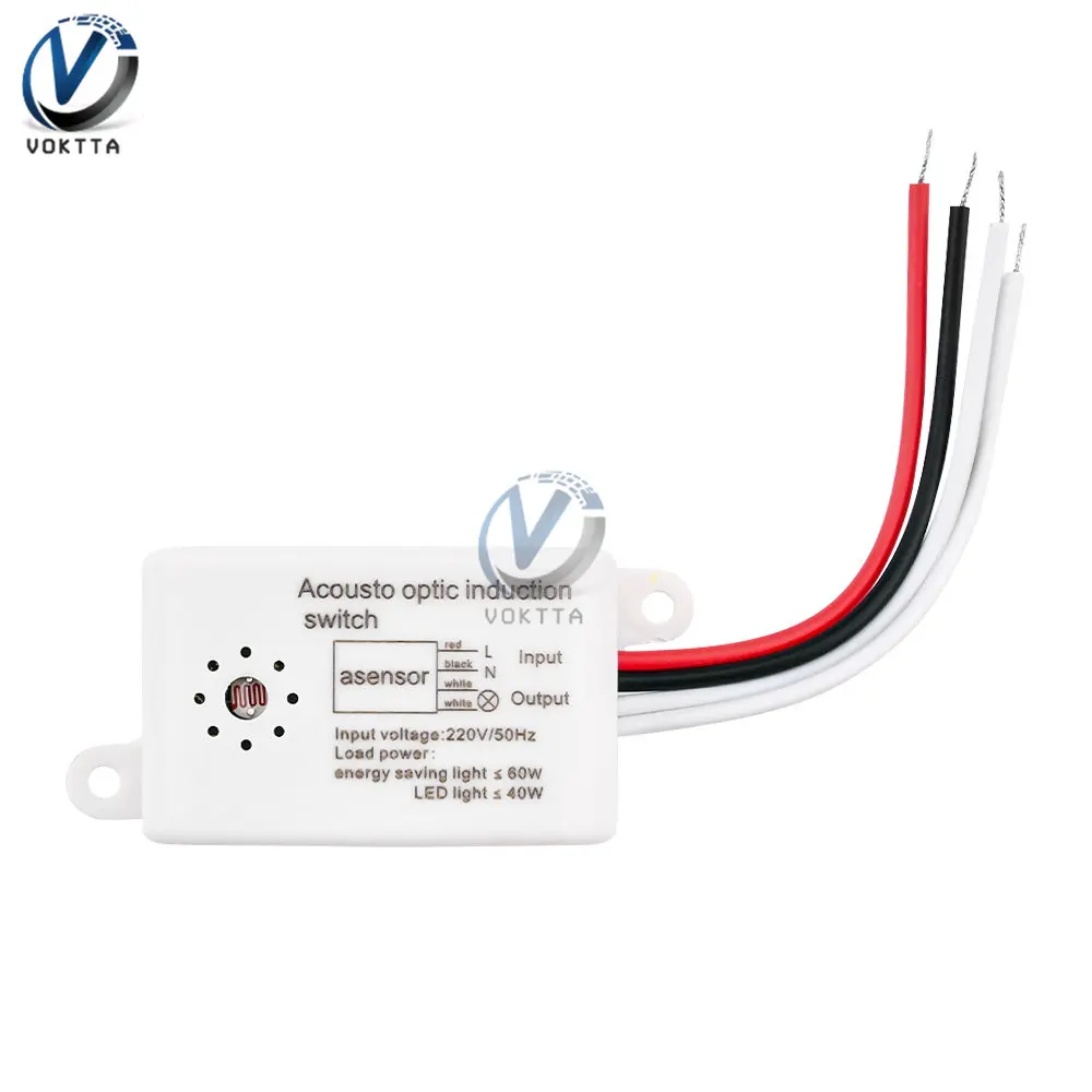 AC 85-265V 100W Infrared Sensor Switch Motion Sensor Module Adjustable for Time Distance Range Auto Infrared Sensor Switch