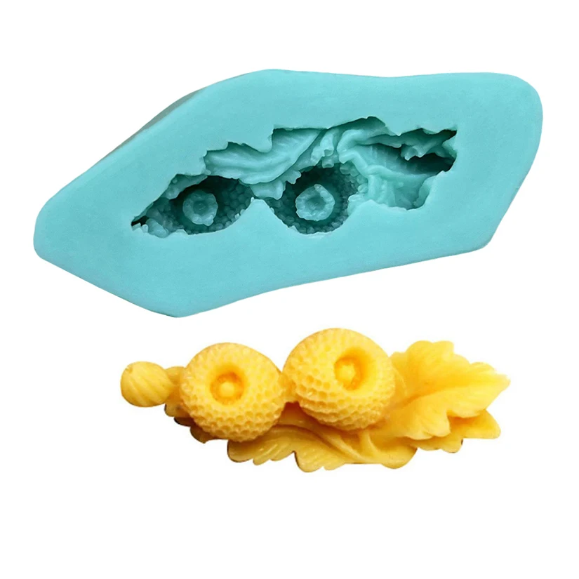 Acorn Flower Leaf Silicone Mold Sugarcraft Chocolate Cupcake Baking Mold Fondant Cake Decorating Tools