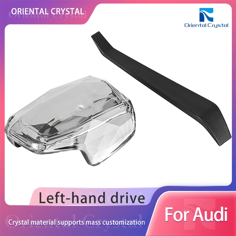 Image of Linker Antriebskristall-Schaltknauf für Audi A4/A5/A6/Q7/A7/RS6/RS7 Crystal Gear Head