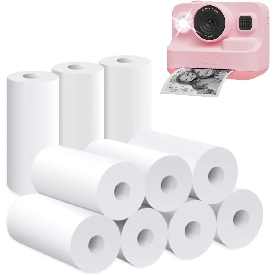 

Printing Paper Printing Camera Refill Thermal Paper 10 Rolls BPA Free BLL2 10 Rolls