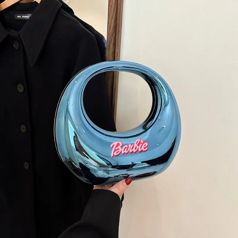 Anime Barbie Handbag Cartoon Fashion Printed Cute Girls borsa da sera Kawaii borse portamonete portatili di grande capacitร Y2K