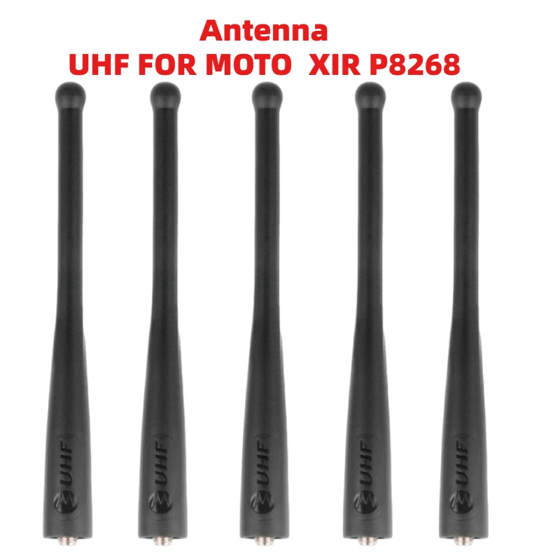 

5 шт. 14-сантиметровых UHF-антенн (400-470 МГц) для Motorola XIR P8268 P8260 XPR6550 APX7550 APX7000 APX6000 XPR6350 XPR6550 XPR6380