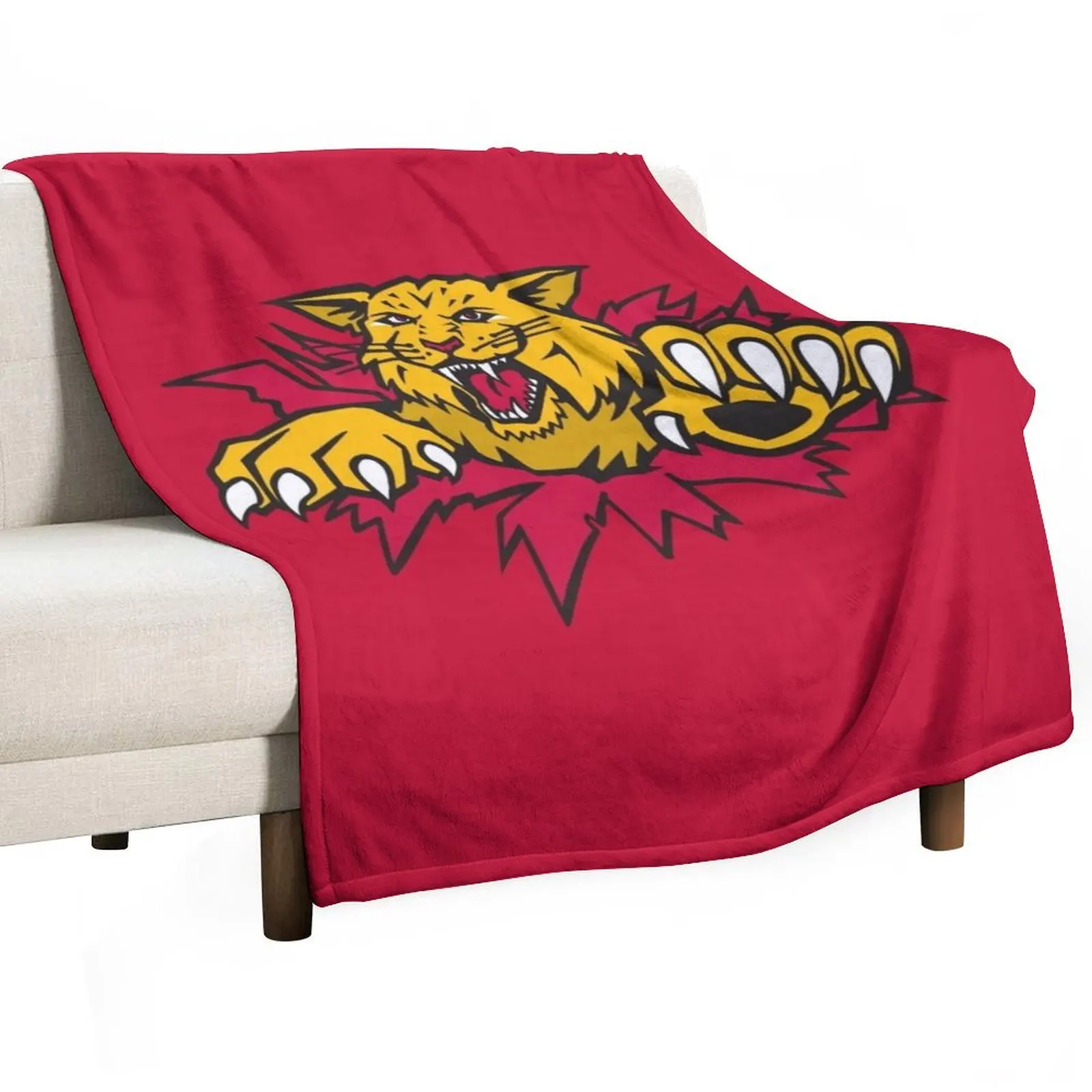 

Moncton Wildcats Throw Blanket Summer Summer Beddings Warm Blankets