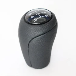 Leather 5/6-Speed Gear Shift Knob for MAZDA 3 BK BL 5 CR CW 6 II GH CX-7 ER MX-5 NC III 23 MT Leather Shifter Lever Arm Headball