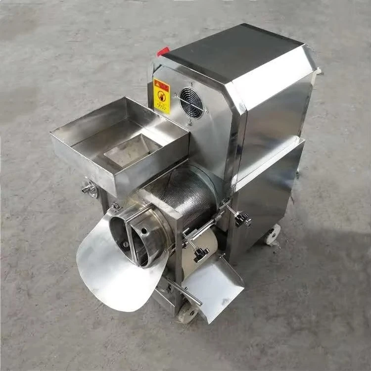 Stainless steel fish fillet production fish bone and meat separator/fish bone machine