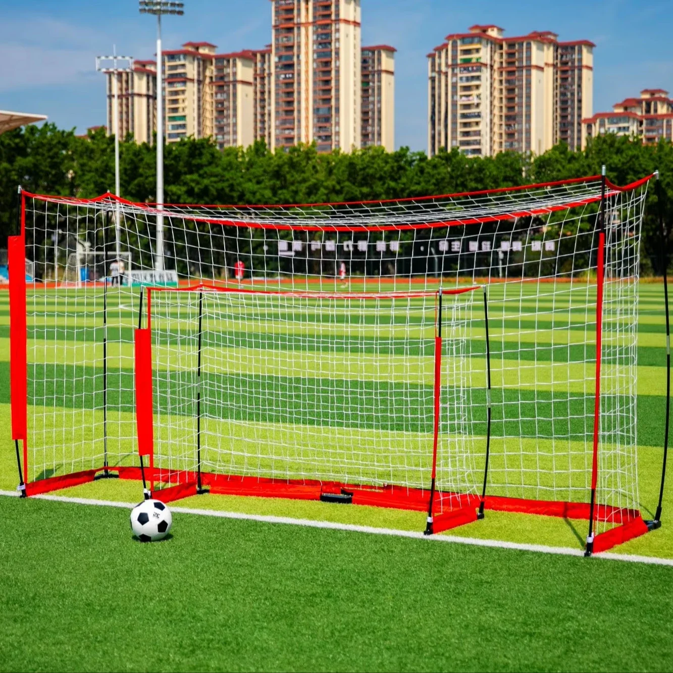 Portable Practice Portable Training Foldable Soccer Net Custom Size Square Football Net Outdoor for Football Field
