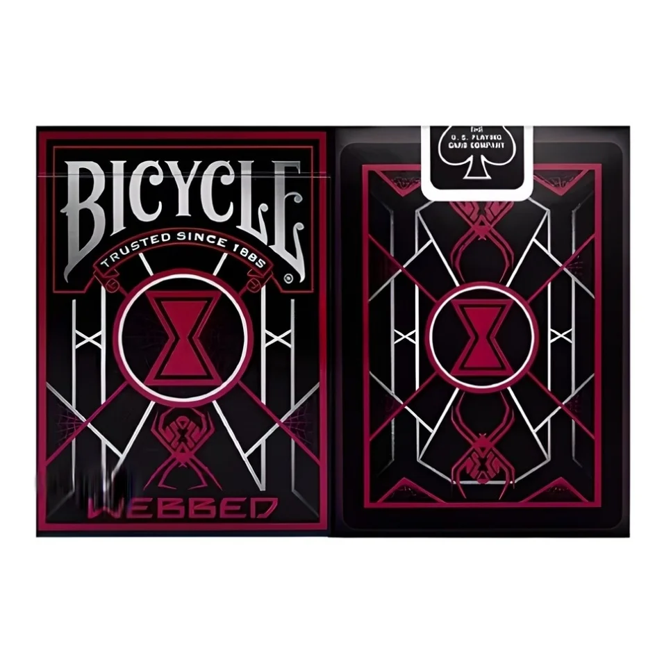 

Bicycle Webbed Playing Cards Spider Web Deck Poker Size Poker Card Games Magic Tricks Props for Magician Collection