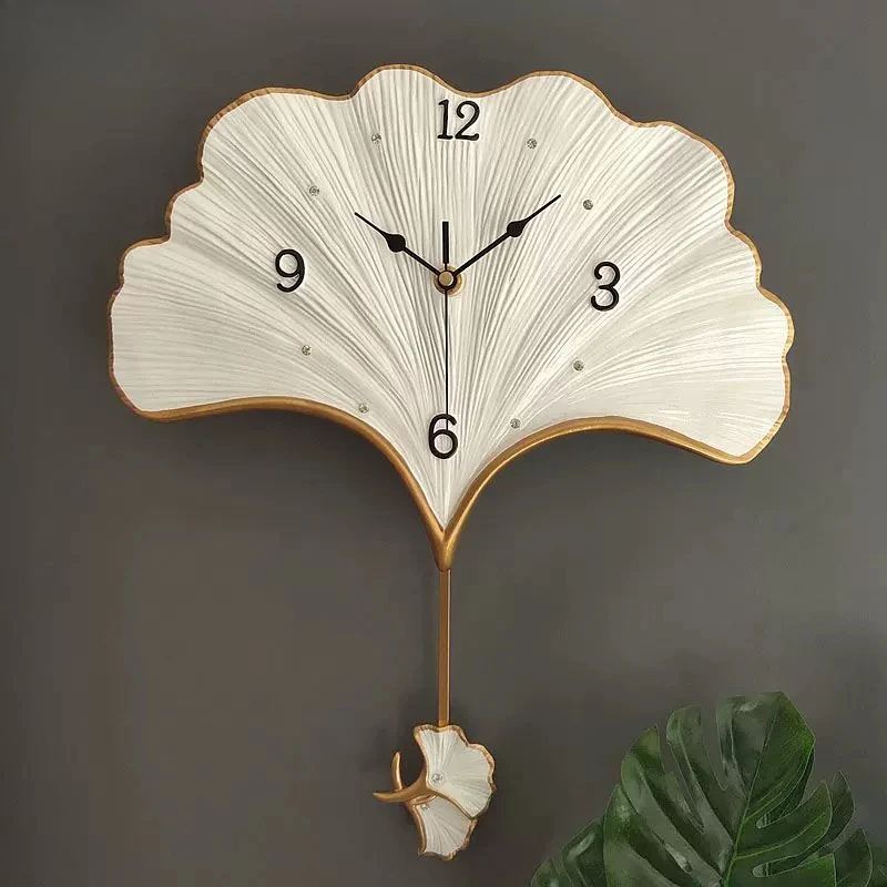 White Unique Fashion Wall Clock Modern Elegant Design Modern Digital Wall Clock Living Room Relojes De Pared Home Decor Items