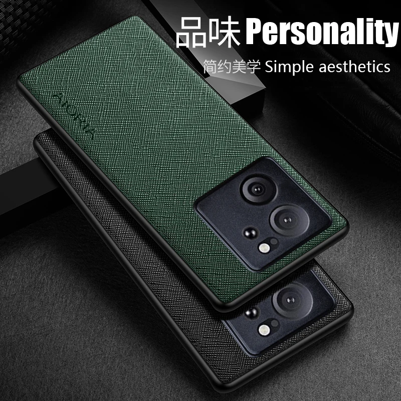 Leather case for Xiaomi Redmi K60 ultra, luxury case with cross pattern