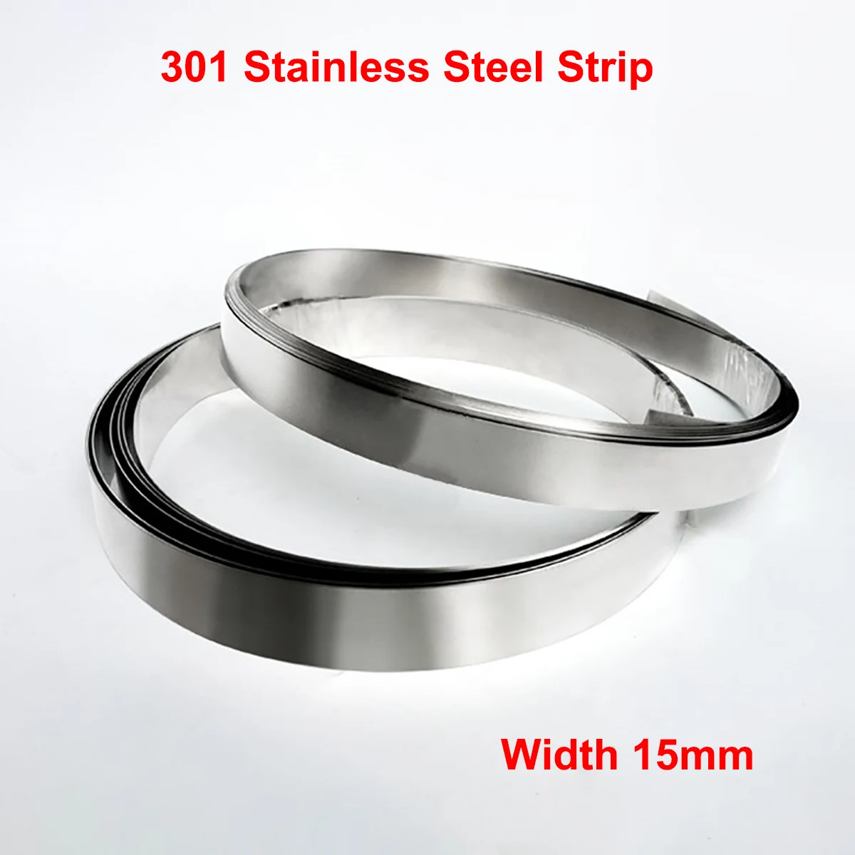 

Width 15mm 301 Stainless Steel Strip Thickness 0.1 ~ 2mm High Elasticity Stainless Steel Foil Strip Customizable Specifications