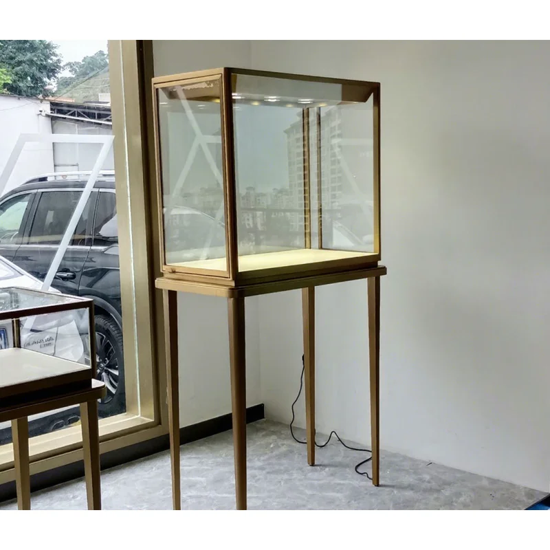 

Customize.Luxury Design Illuminated Watch Showcase Jewellery Store Cabinet Whole Jewelry Shop Furniture Display Retail S