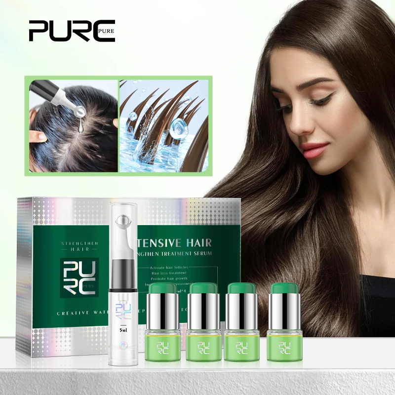 PURC Rosemary Oil Hair Growth Products for Men Women Ginger Ginseng Regrowth Oil Anti Hair Loss Scalp Treatment Hair Care