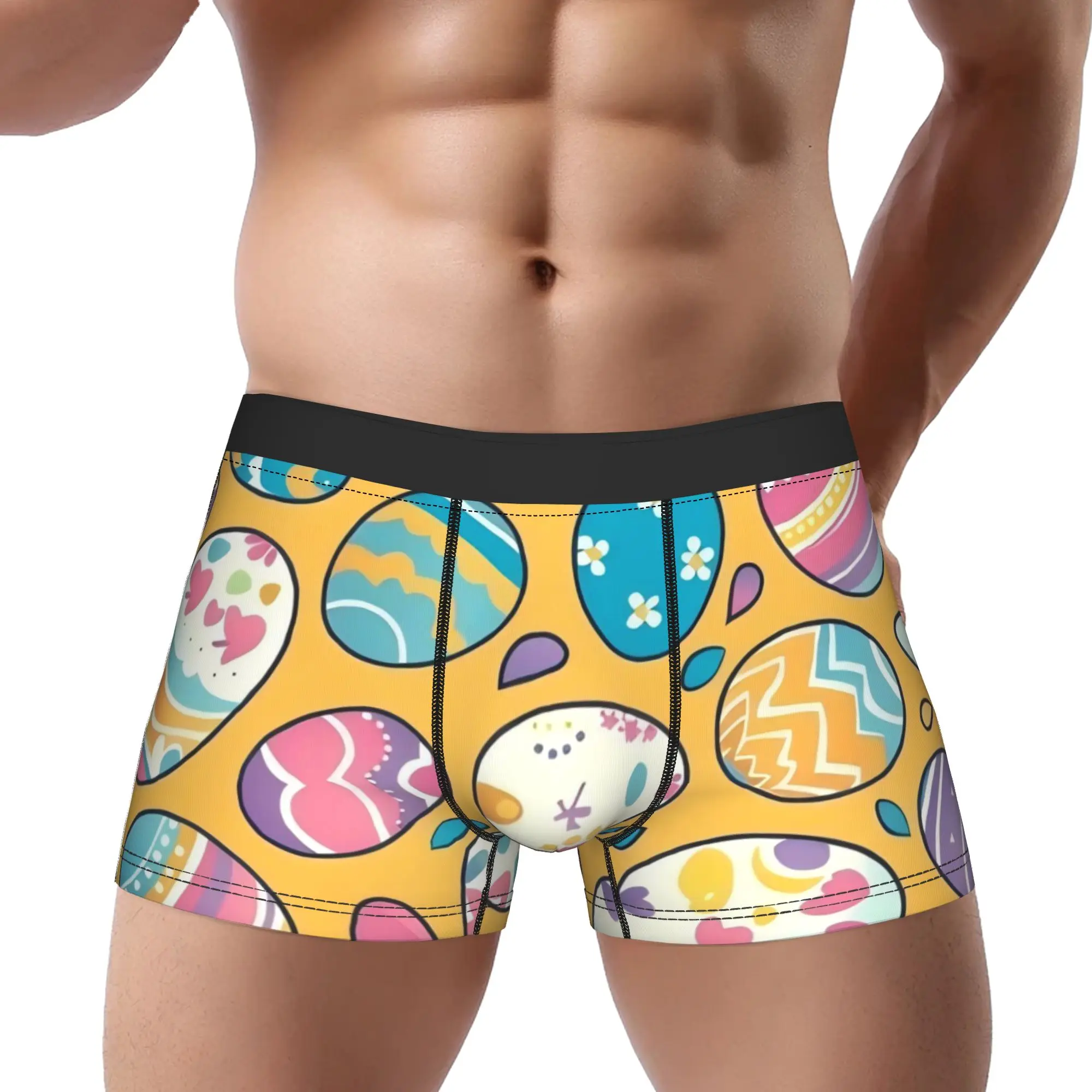 

Easter Eggs Bunny Peeps 13 Underpants Homme Panties Men's Underwear Ventilate Shorts Boxer Briefs