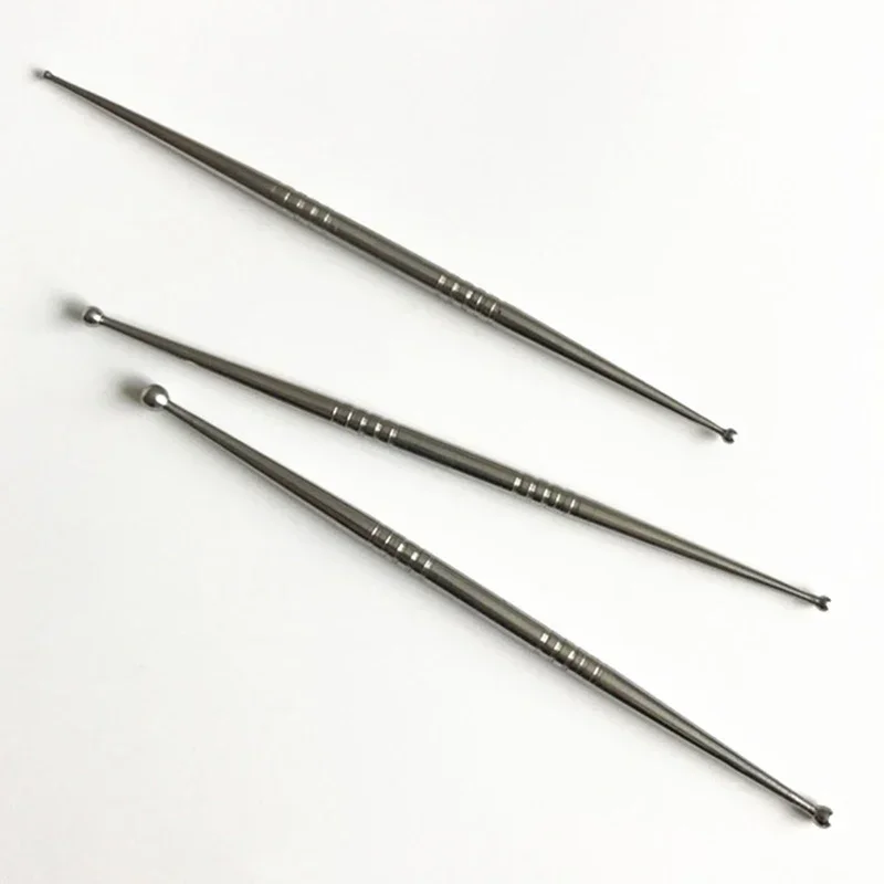 3pcs/set Carving Tools Stainless Steel Pottery Clay Double Head Sculpture Pottery Model Tool Set Model Clay Sculpting Tools