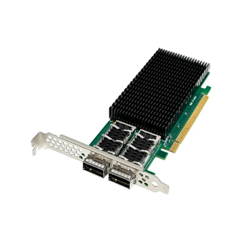 E810-CQDA2 PCIe x16 デュアルポート 100G QSFP28 サーバーネットワークインターフェースカード