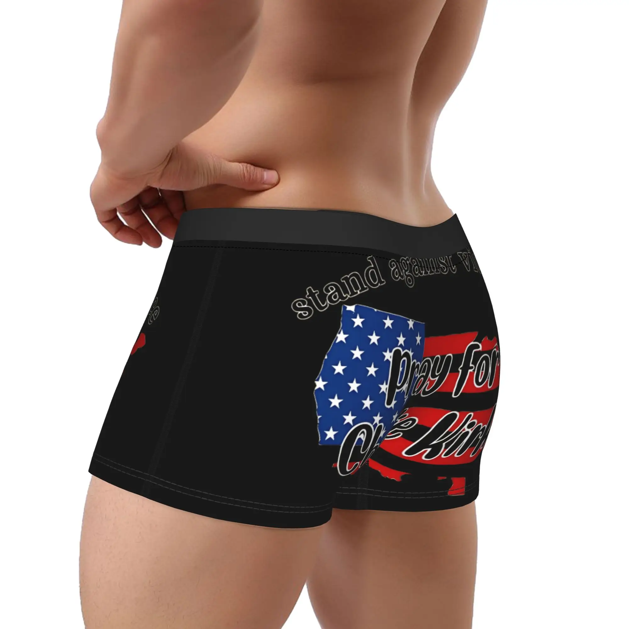 تشارلي كيرك الملابس الداخلية الجدة سراويل تصميم الملاكم موجز للذكور 3D الحقيبة بالإضافة إلى حجم الملاكم السراويل