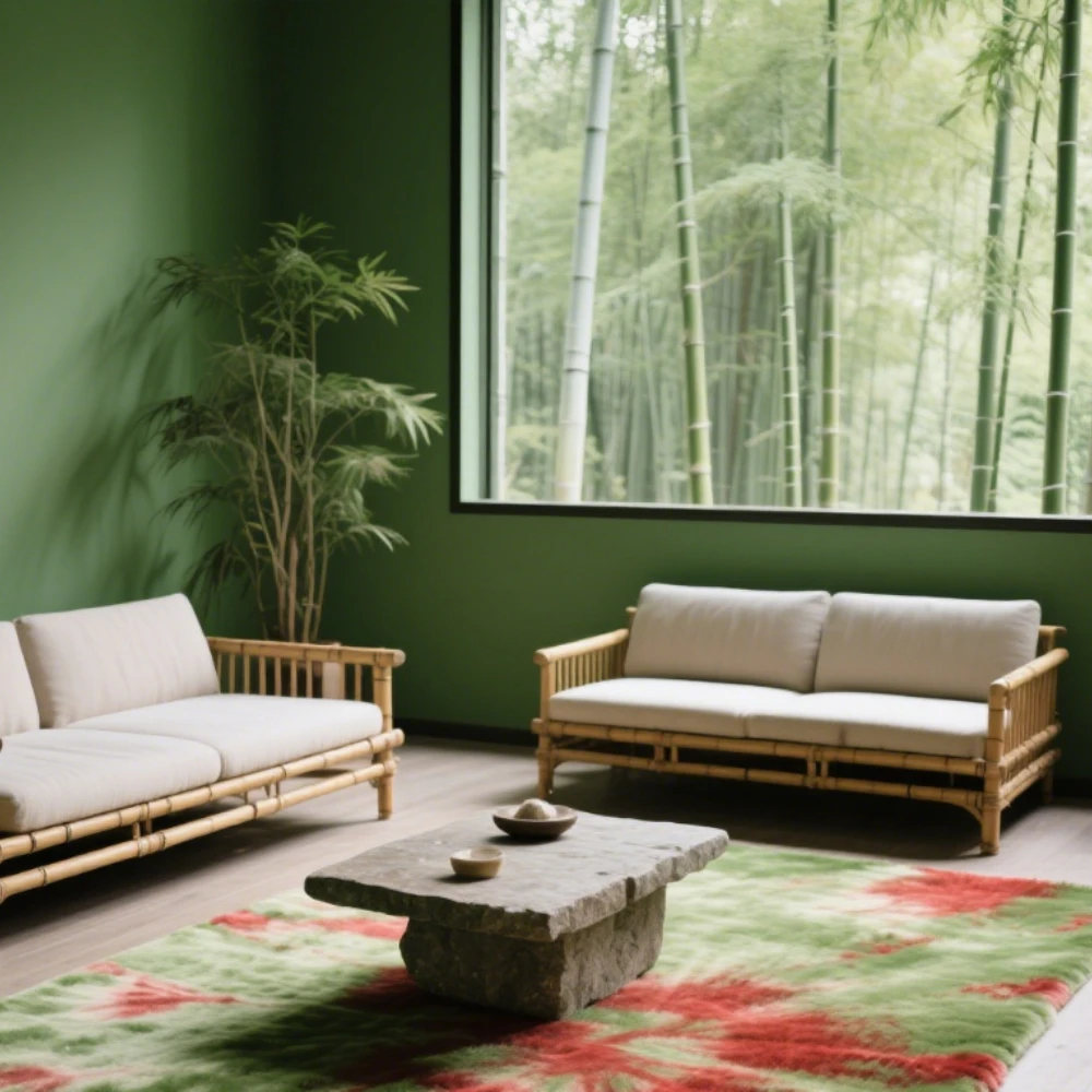 

VIKAMA Silk - Wool Material Creates Modern and Simple Style Living Room & Bedside Mats, Soft, Comfortable, Anti - static, Lightw
