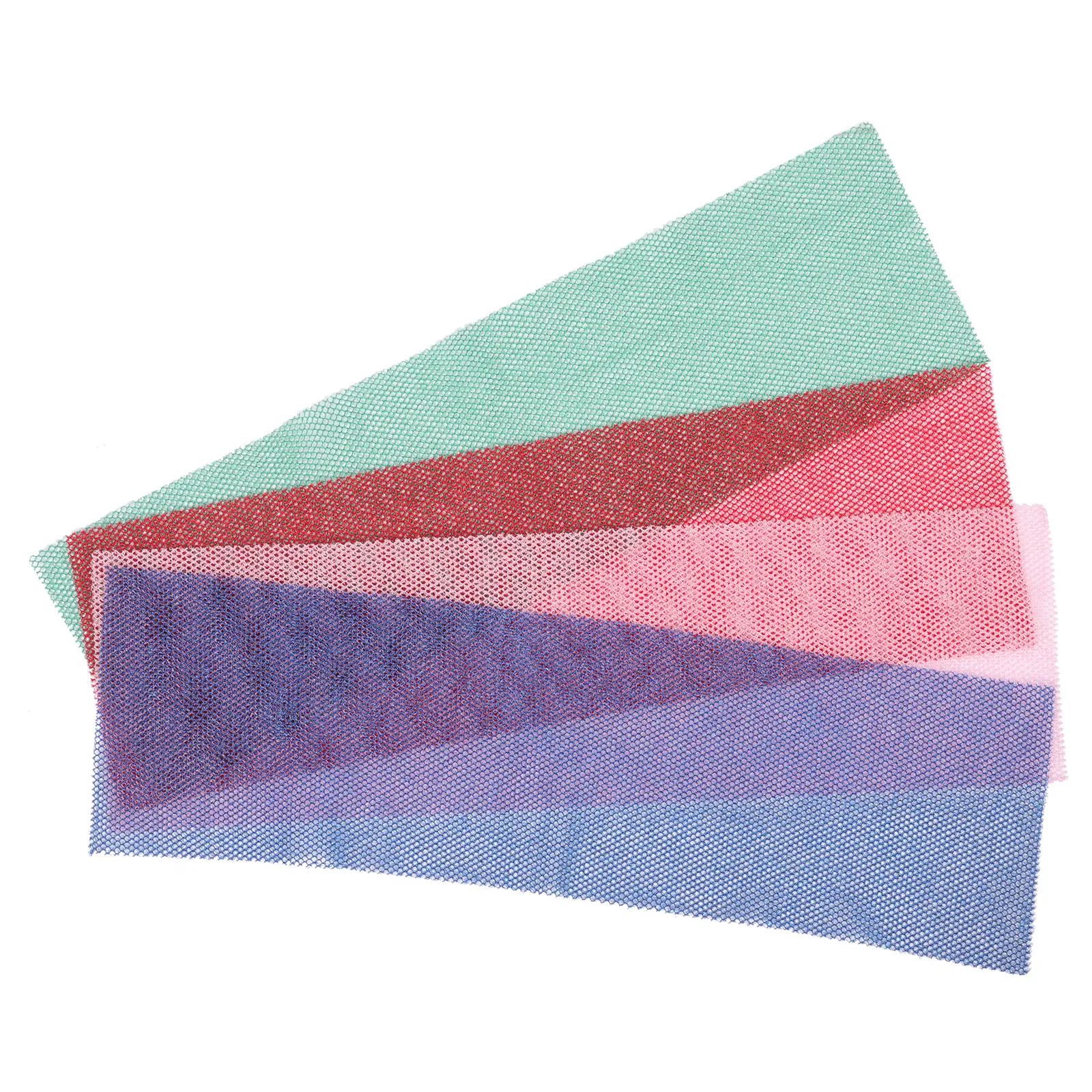

4pcs Bath Washcloth African African Scrubbing Net Shower Skin Brush Body Cleansing Tool Exfoliating Loofah Net Dad