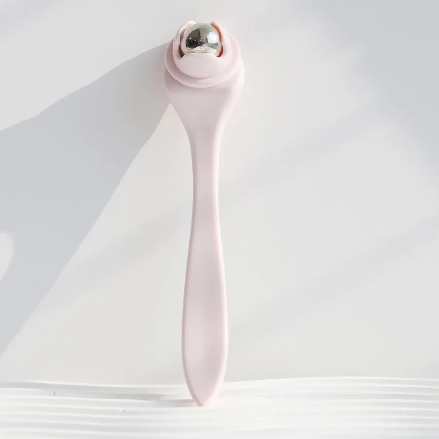 1pcs Eye Cream Massager, Lifting Beauty Stick, Facial Massage Spoon, Steel Ball Eye Cream Stick, Beauty Personal Care Tool.