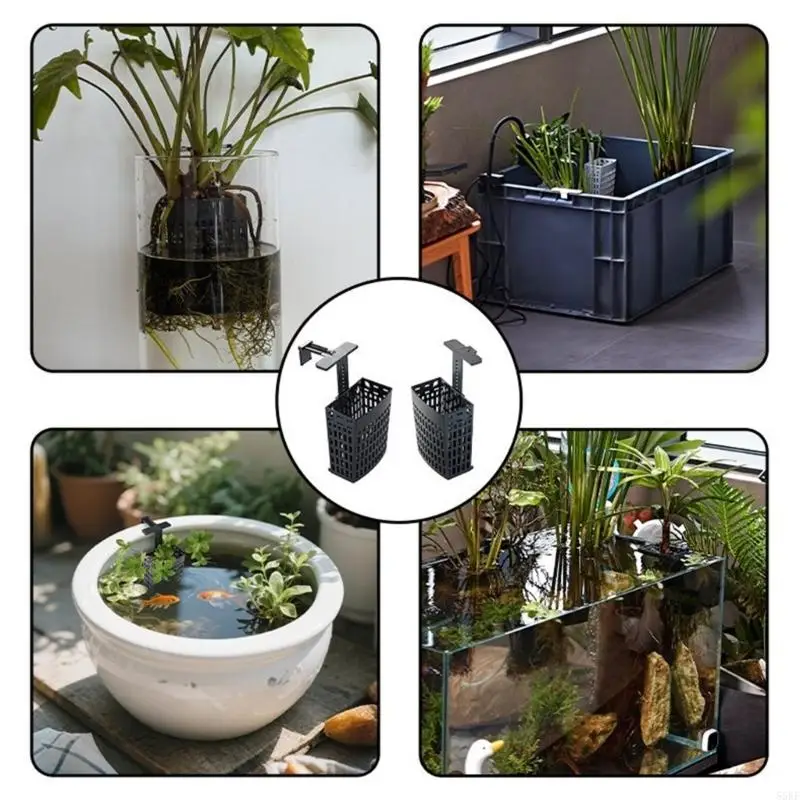 Modern Ancient Styles Vertical Plant Holder Plastic Wall Mounted Container 55KF