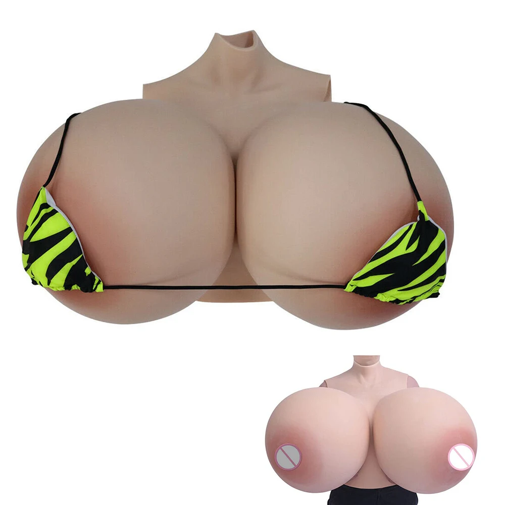 Biggest Breast Forms ZZZ Cup Silicone Fake Boobs Filling Cotton Cosplay Cross Dressing Male to Female Huge Tits Queen