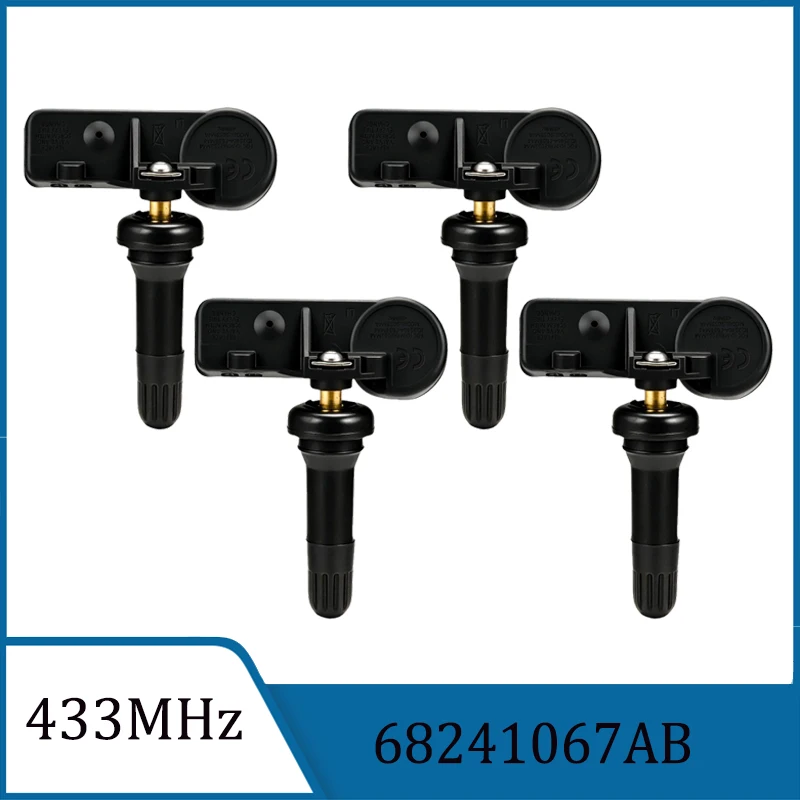 

68241067AB 68241067AA Tire Pressure Sensor for Chrysler 300 Ram 1500 2500 Dodge Charger Challenger Journey Durango 433MHz TPMS