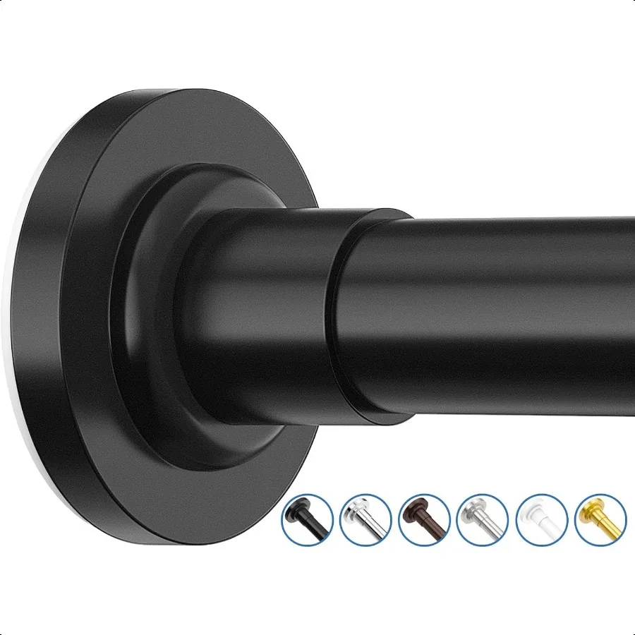 

Shower Curtain Rod Adjustable 3275 Inch Spring Tension Shower Rods Stainl Steel Telescoping Curtain Rod for Bathroom or Windows