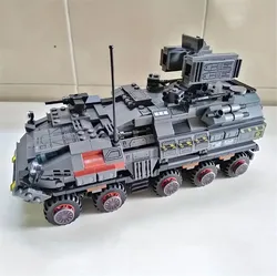 811Pcs Military Personnel Carrier Building Block Set Military Armored Vehicle Construction Toy Model For Christmas Gifts