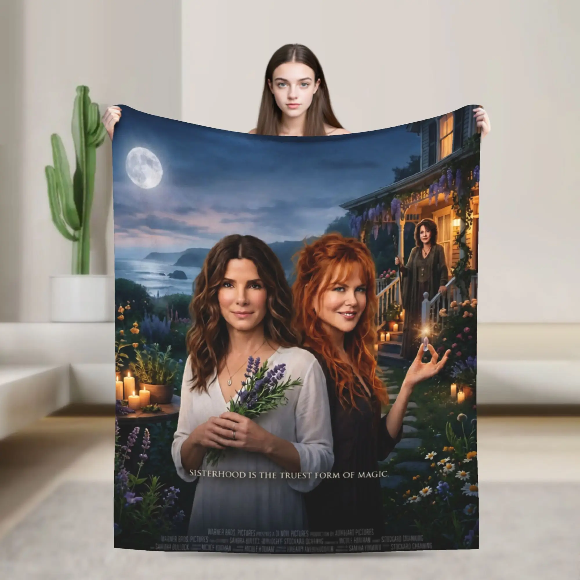Practical Magic 2 Movie 2026 Printed Blanket For Men Women Cozy Soft  Throw Blankets for Bed 50x60 Inches Multi-size