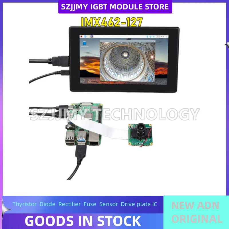 Raspberry Pi IMX462-100-127 field of view starlight level camera IR-CUT fixed focal length ISP chip  NEW ORIGINAL IN STOCK