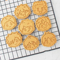 Anime Haikyuu!! Cosplay Cookie Printing Bakeware Baking Tools Ornament Cute Accessories Birthday Xmas Gift Turnable Spatula