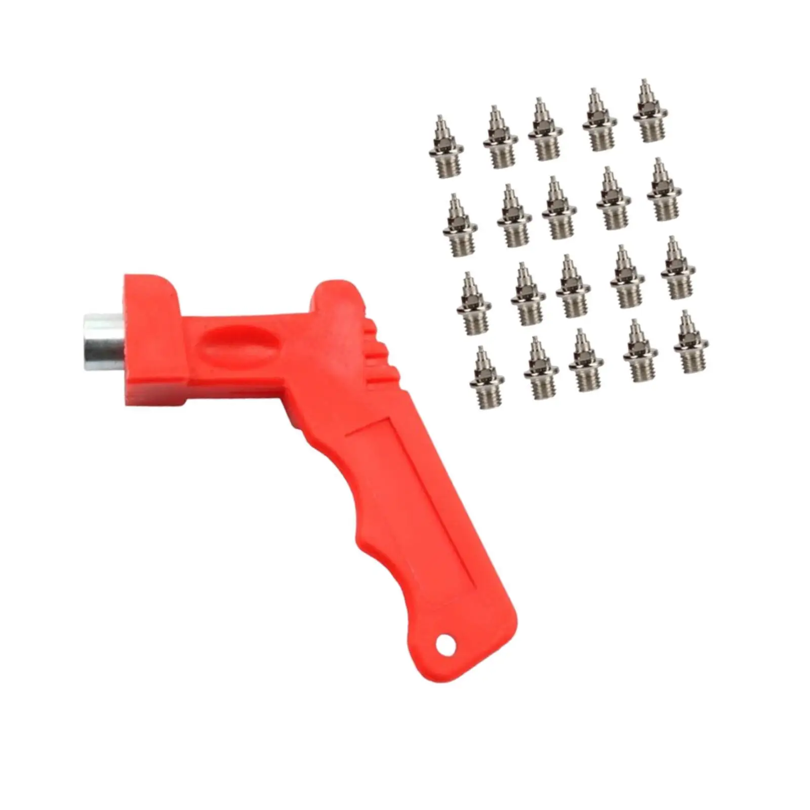 

20 Pieces Track Shoe Spikes Track Running Spikes with Wrench Replacement for Outdoor Middle to Long Distance Running Practice