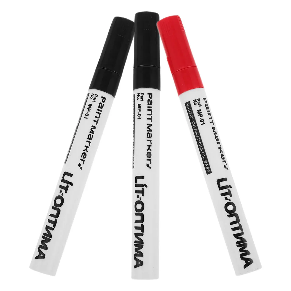

3 Pcs Waterproof Oil Based Paint Markers Fade Resistant Monument Writing Pens for Repairing High Temp Resistant