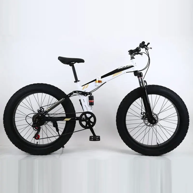 Factory Direct Supply 24 26 Inch Folding Snow Mountain Bicycle with Disc Brake 4.0 Fat Tire  MTB Other City Bike - view 2