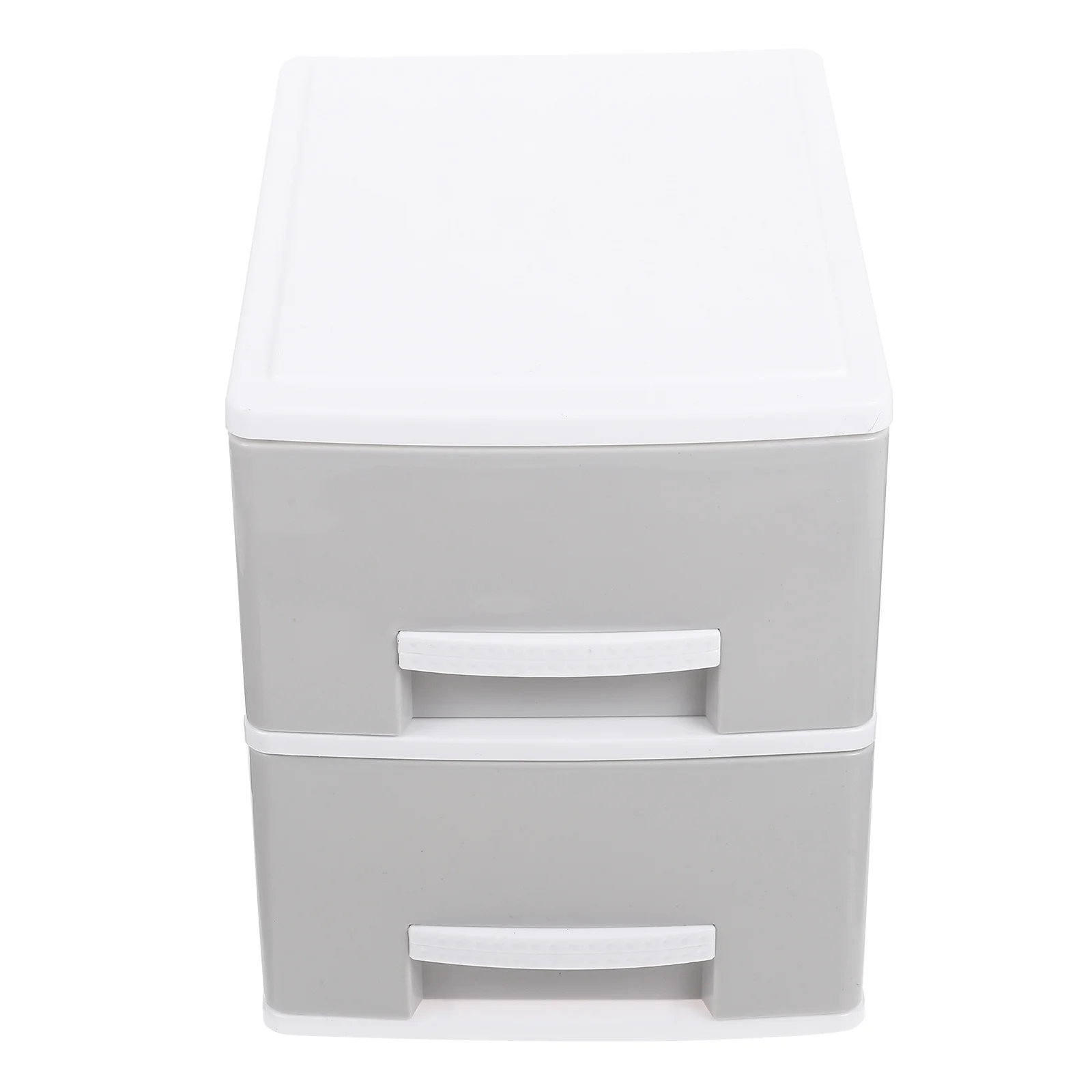 Desktop Storage Holder with Two Layers Drawer Design Organizing Box for Jewelry Cosmetics Daily Essentials Home Office Tabletop