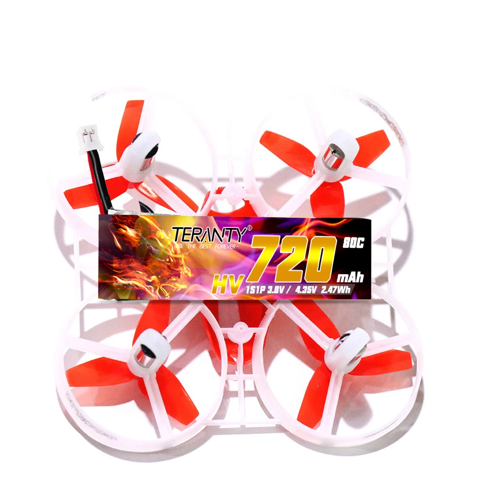 Verbeterde Treanty 720Mah 1S 3.8V 80c/160c Hv 4.35V Indoor Afstandsbediening Traverse Model Drone Fpv Tinyhawk Lipo Batterij