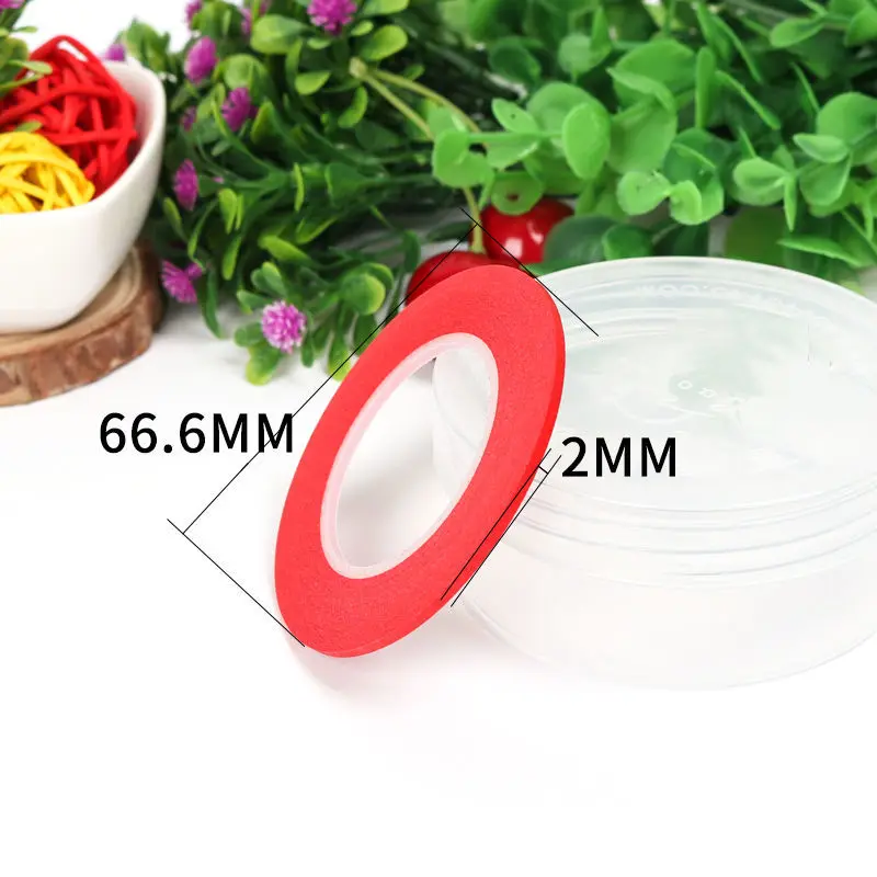2mm/3mm Fine-Cut Beauty Tape Set - Multi-Size Craft Masking Tape for DIY Positioning, Art Marking & Decorative Edge Trimming