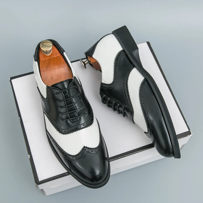 جديد الرجال الكلاسيكية كتلة أحذية من الجلد الرجال الدانتيل يصل الأعمال العلامة التجارية الصغيرة أحذية من الجلد الأمريكية شهم الأحذية الاجتماعية أحجام 38-46