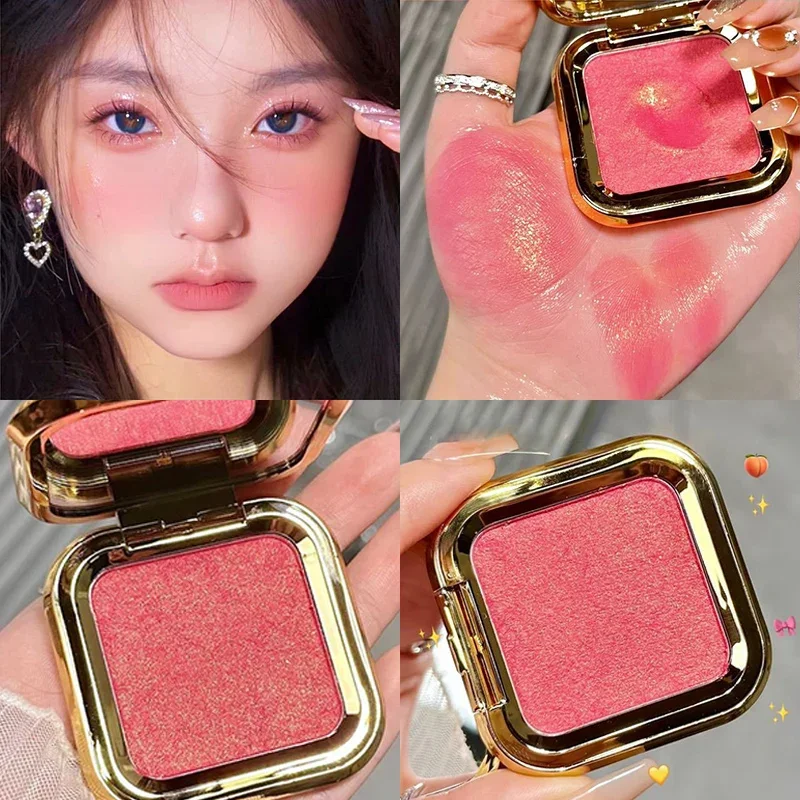 Red Hawthorn Cream Blush Mashed Potato Blush Eyeshadow Highlight Matte Pearl Naturally Lasting Rouge Face Contouring Tint Makeup