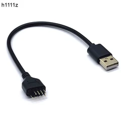 NEW USB Connector USB Extension Cable USB2.0 to 9Pin Conector 9 Pin Male to External USB A Male PC Mainboard Internal Data Cable