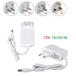 AC DC12V  EU US AU UK Power Adapter 1A 2A 3A Power Supply Adapter Universal Power Adapter Supply Charger adaptor For Light Strip