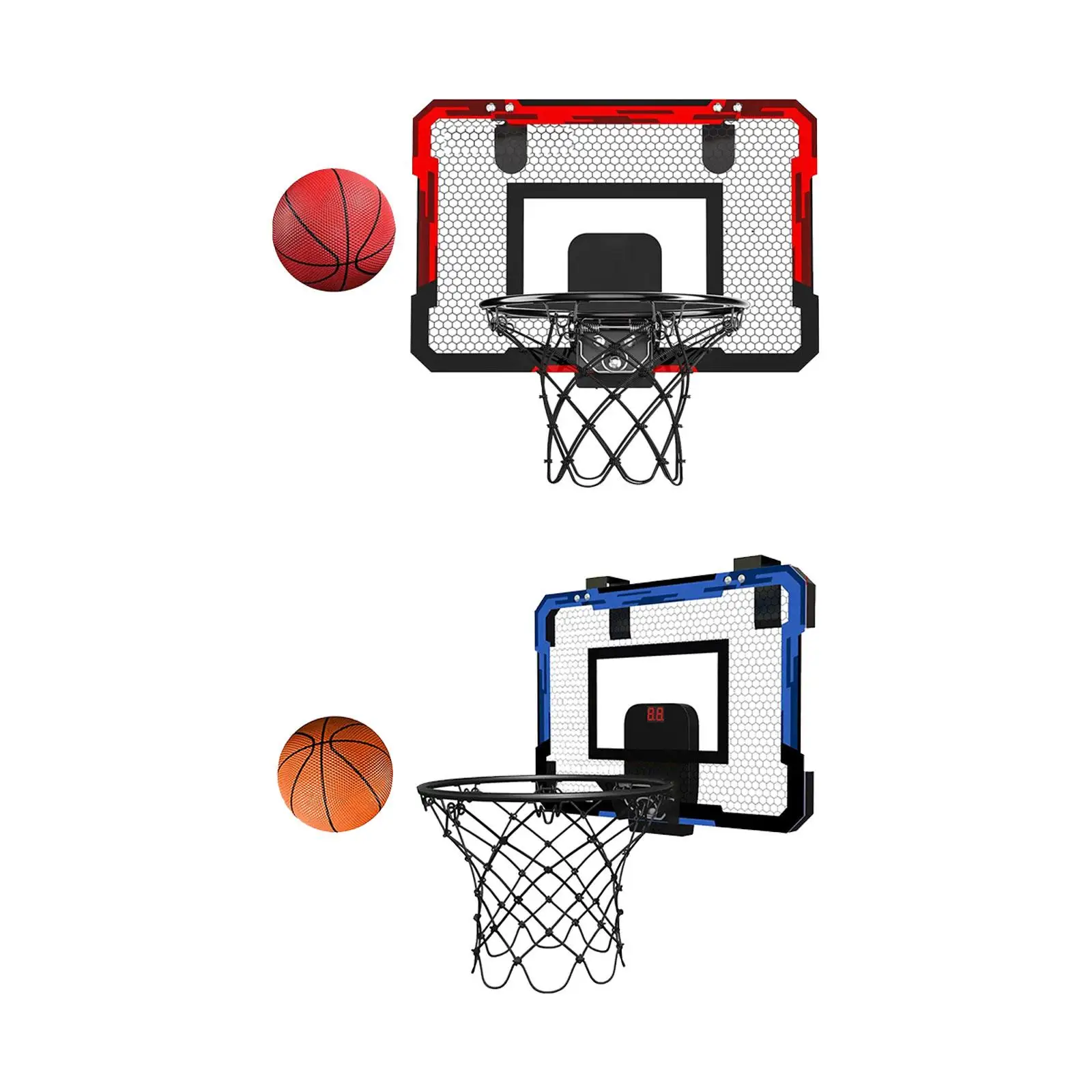 Wall Mounted Basketball Hoop Attachment Basketball Toys Door Basketball Hoops