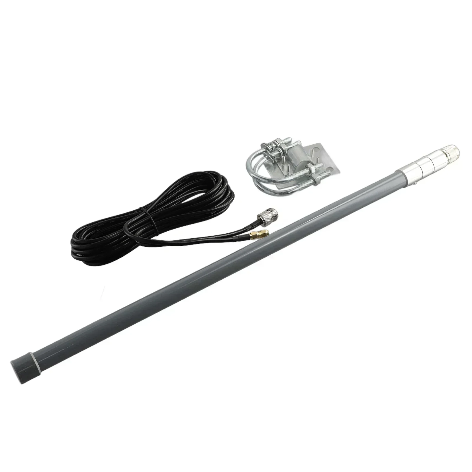 

Aerial Antenna 12dBi 550mm Copper Core Wire High Braided Shield N SMA Connector Long-Distance Receiving Antenna