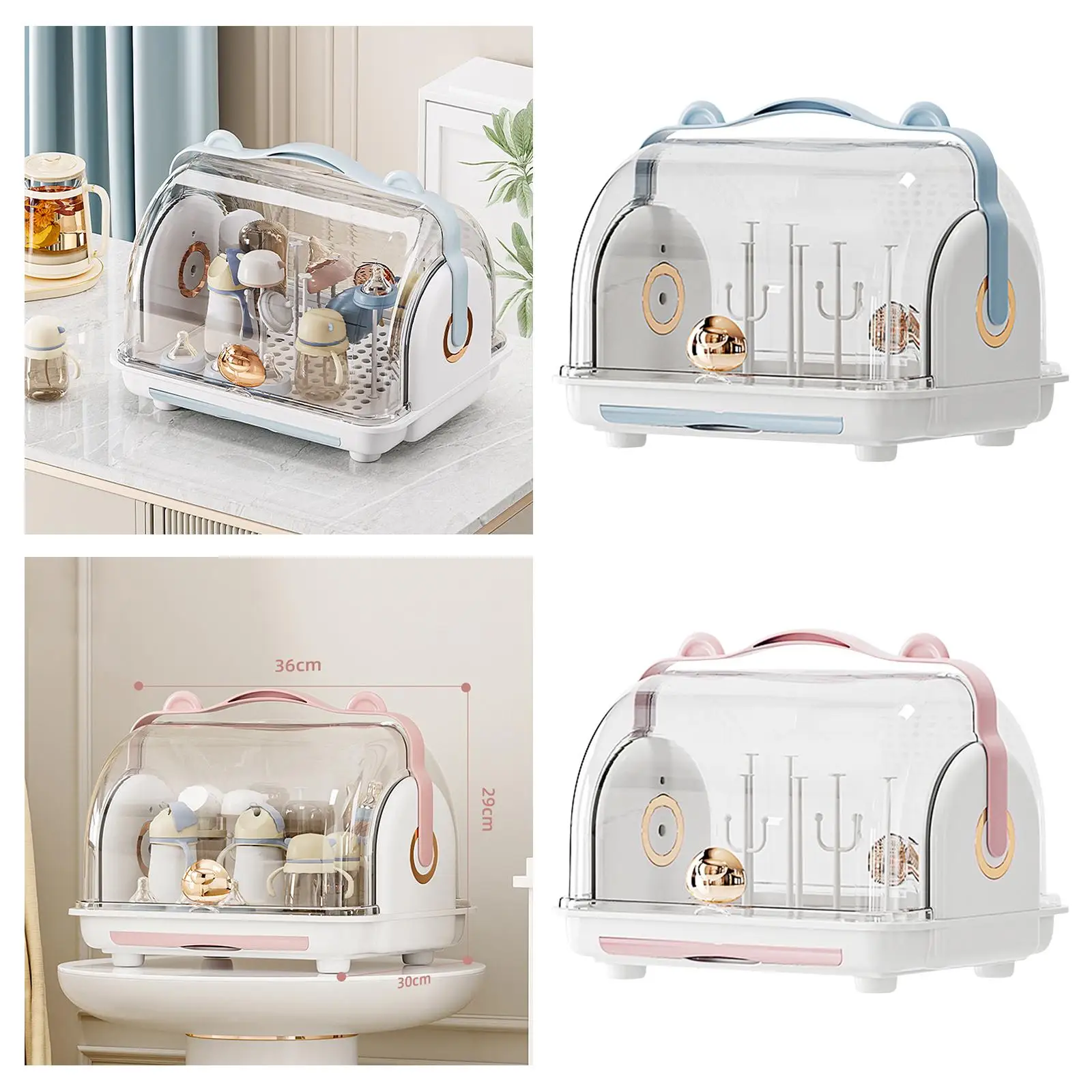 Baby Servies Organizer Duurzame Moderne Voedingsflessen Container Voor Kast Thuis Aanrecht Keuken Ook Voor Baby Speelgoed Fruit