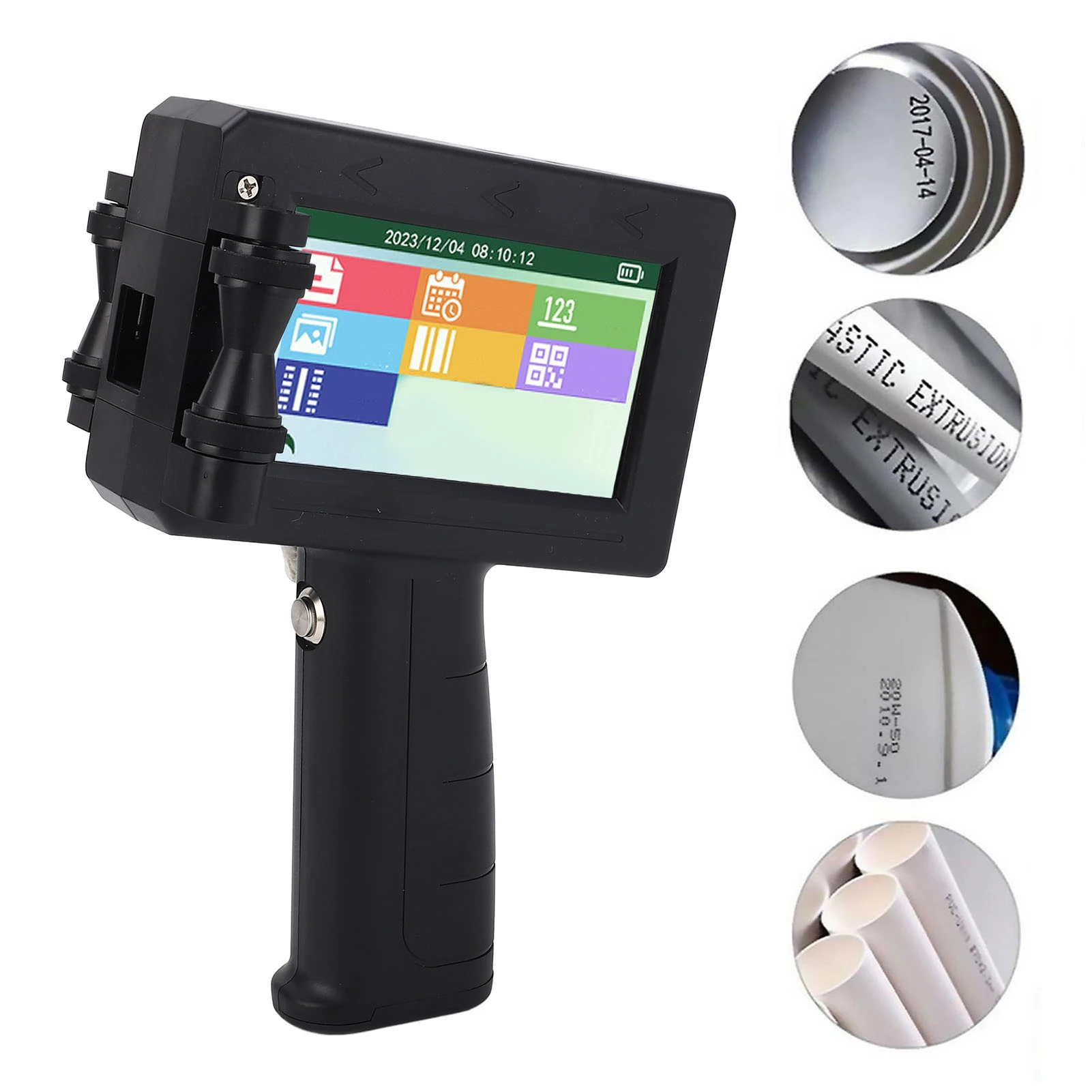 

Inkjet Coding Machine Inkjet Label Printer 12.7mm Production Date Time Batch Number Handheld Inkjet Printer Inkjet Label Printer