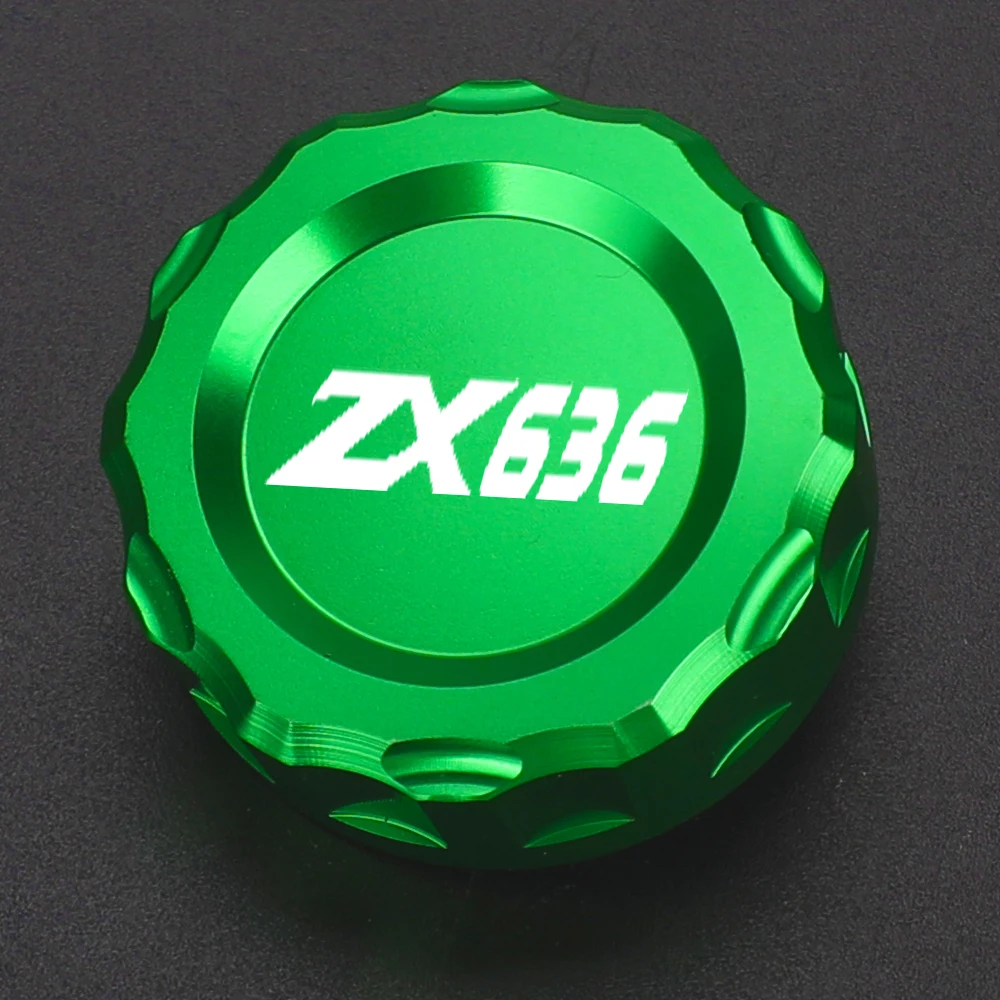 

FOR KAWASAKI Ninja ZX-6R ZX600 ZX636 1995~2015 2014 2013 2012 2011 Motorcycle Rear Brake Fluid Tank Cap Cover Oil Tank Reservoir