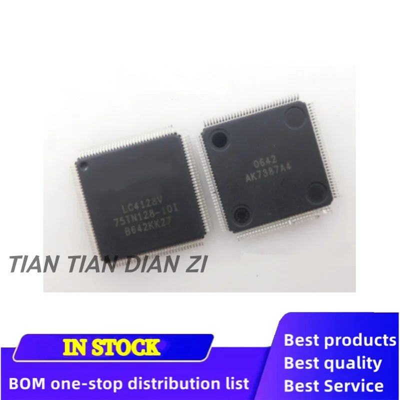 1pcs/lot LC4128V-75TN128-10I LC4128V-75T128I TQFP128 ic chips in stock