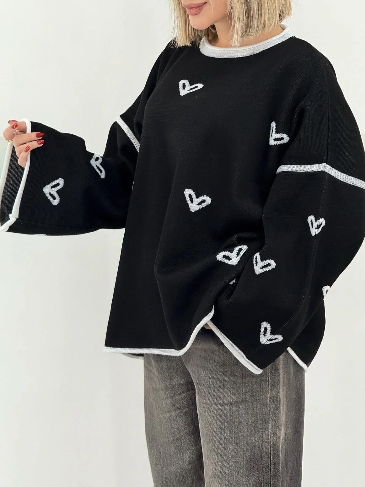 

Свитера, джемперы, пуловеры, женские длинные твидовые комплекты из двух предметов со средним рукавом BF Y2K Lady Professional OL, теплая работа для деловых встреч