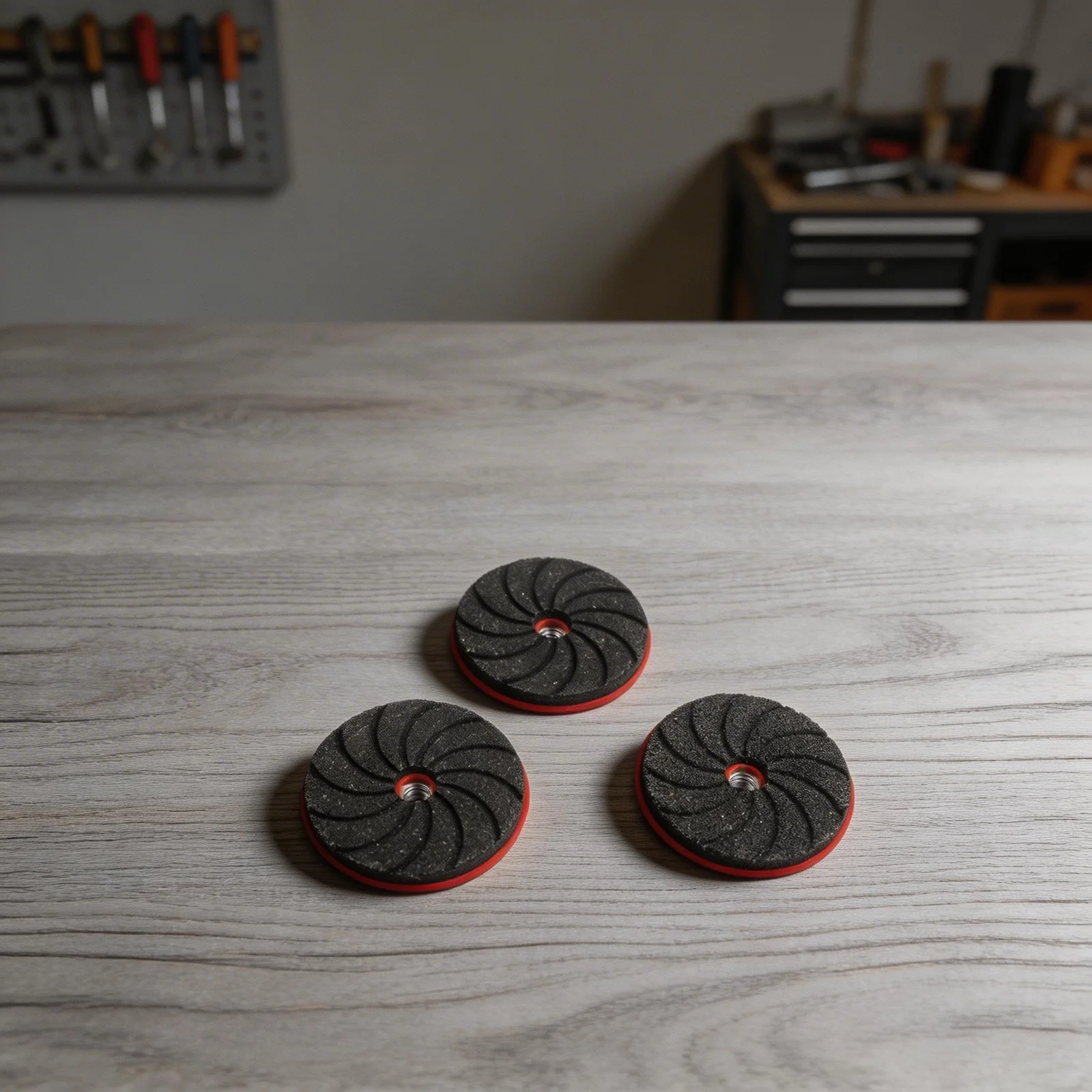 Edge Polishing Polished Wafer Fast Grinding Polishing Pad Sandpaper 100 Integrated Nylon Mount Screws Included